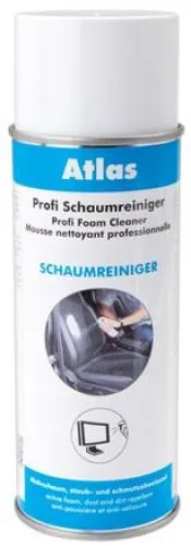 Eine 400 ml Spraydose des ATLAS Profi-Schaumreinigers